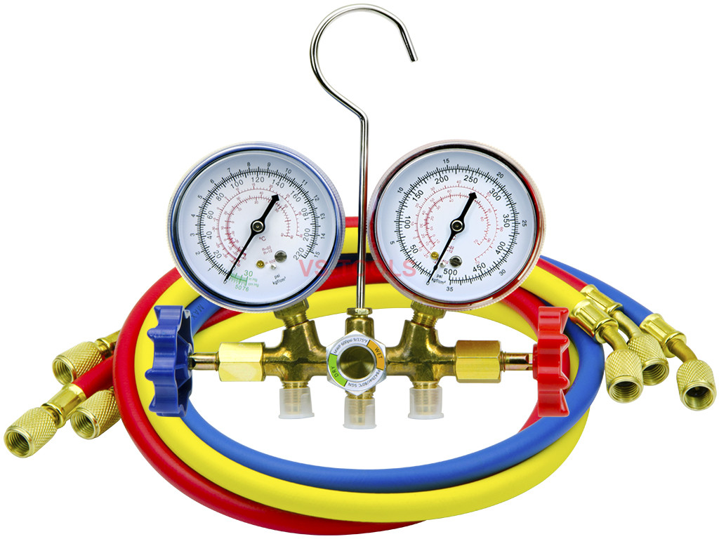 Air Conditioning HVAC Diagnostic Manifold Gauge AC Refrigerant